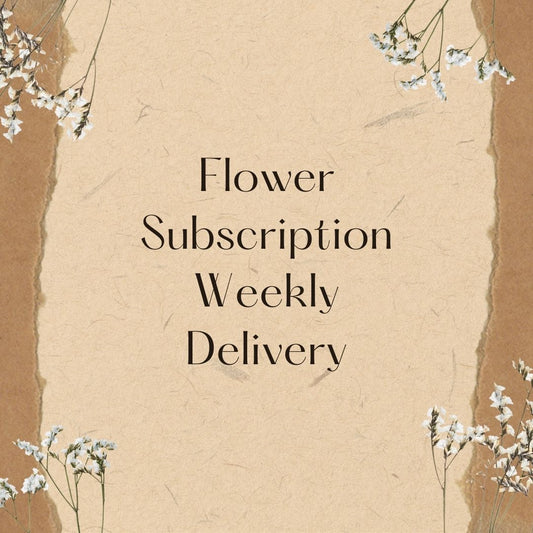 Weekly Delivery for Flower Subscription (Summer)