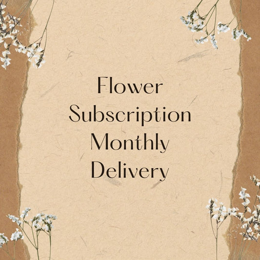 Monthly Delivery for Flower Subscription